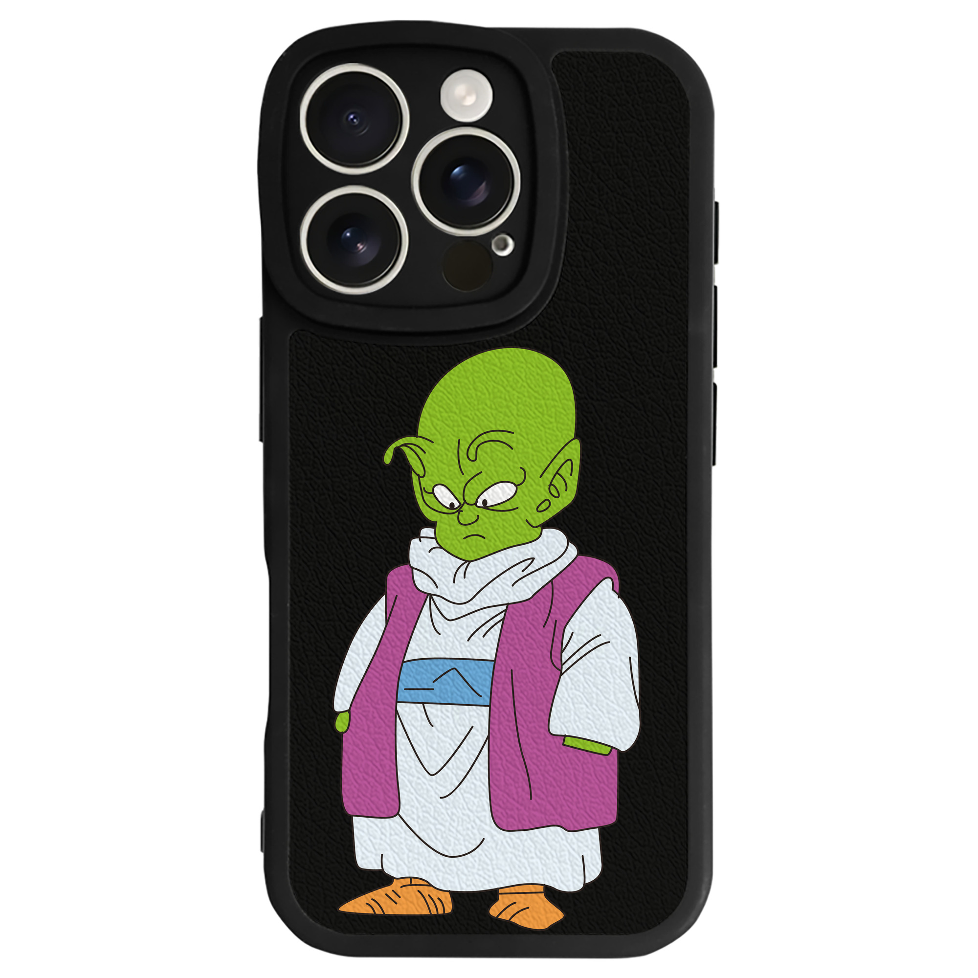 （画像用） ドラゴンボール ピッコロ DRAGON BALL Piccolo 【iPhone 16シリーズ対応】シリコンスマホケース（レザー調） 材質：シリコン